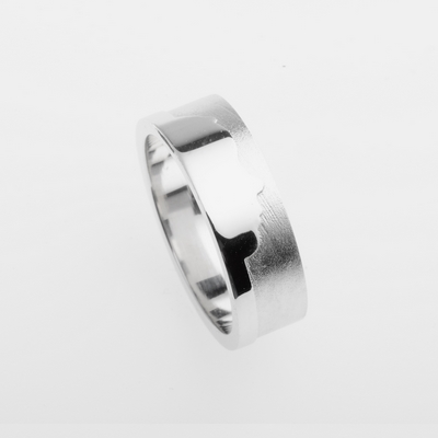 Fingerring med silhuet